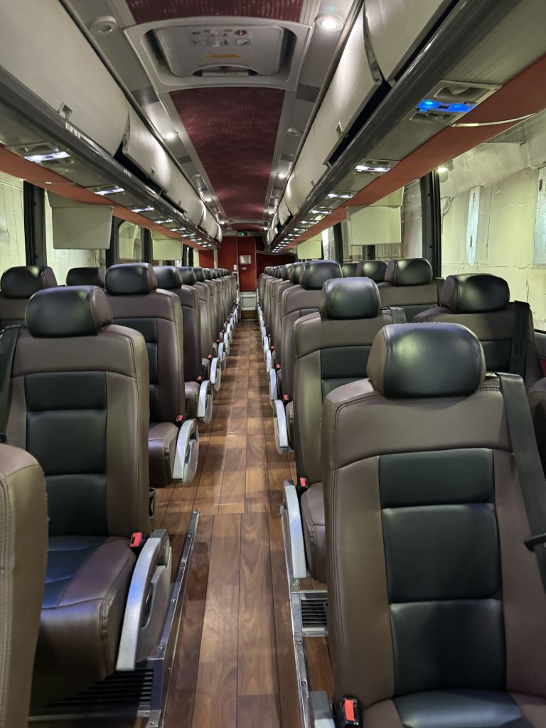 Local charter bus rentals